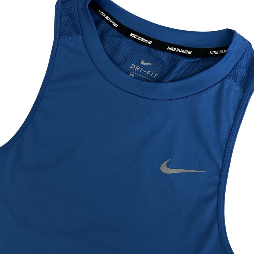 Nike Women's S Blue Dri-FIT Athletic Running Racerback Tank Top AT4210-403 - Picture 2 of 12